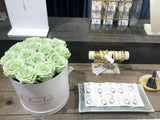 De Luxe Infinity Round White  Box- LAST ONE YEAR