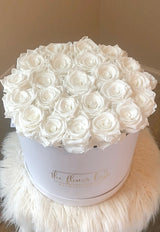De Luxe Infinity Round White  Box- LAST ONE YEAR